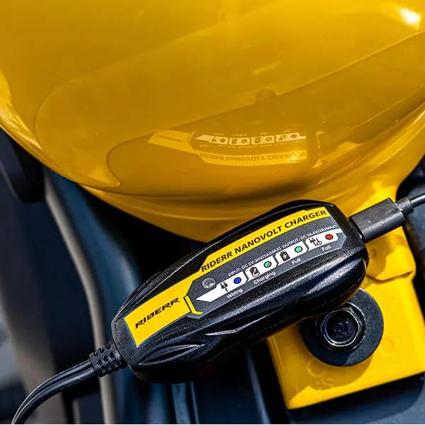 Riderr Nanovolt Charger FREE UK Delivery, FREE 365 Day Returns | Moto Central