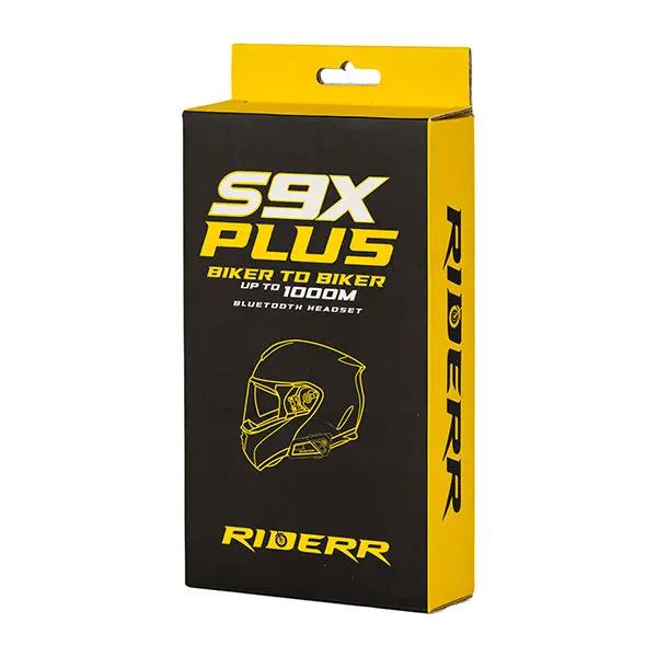 Riderr S9X Plus Bluetooth Headset FREE UK Delivery, FREE 365 Day Returns | Moto Central