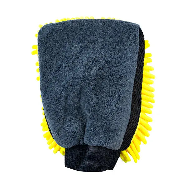 Riderr Luxury Wash Mitt Yellow FREE UK Delivery, FREE 365 Day Returns | Moto Central