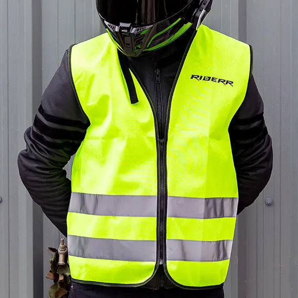 Riderr Hi Vis Vest FREE UK Delivery, FREE 365 Day Returns | Moto Central