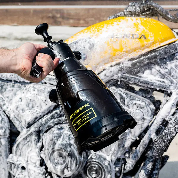Riderr Snow Foam Bottle FREE UK Delivery, FREE 365 Day Returns | Moto Central