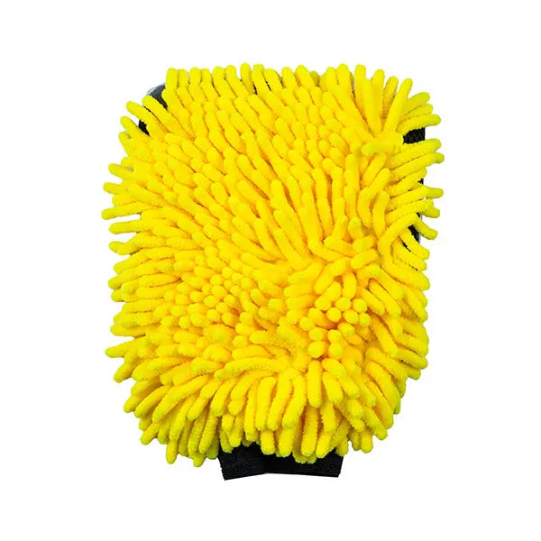 Riderr Luxury Wash Mitt Yellow FREE UK Delivery, FREE 365 Day Returns | Moto Central