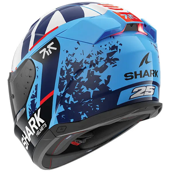 Shark Skwal i3 Fernandez Black / Blue / White FREE UK Delivery, FREE 365 Day Returns | Moto Central