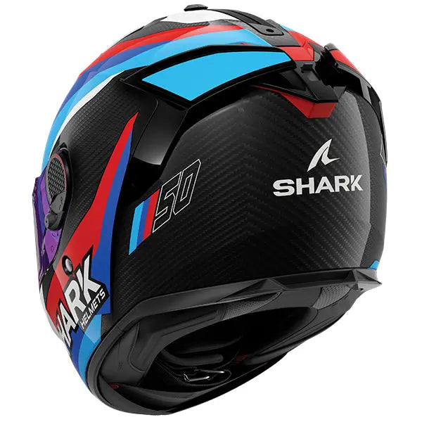 Shark Spartan GT PRO Carbon Guintoli Black / Blue / Red FREE UK Delivery, FREE 365 Day Returns | Moto Central