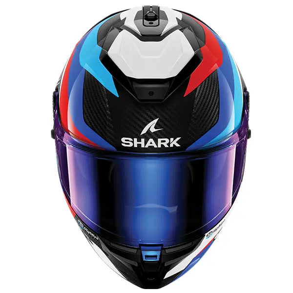 Shark Spartan GT PRO Carbon Guintoli Black / Blue / Red FREE UK Delivery, FREE 365 Day Returns | Moto Central