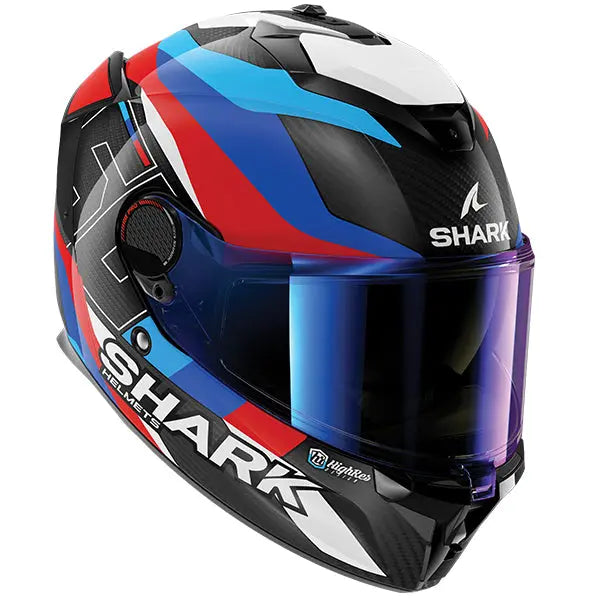 Shark Spartan GT PRO Carbon Guintoli Black / Blue / Red FREE UK Delivery, FREE 365 Day Returns | Moto Central