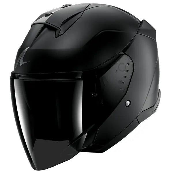 Shark Skwal Jet Dark Shadow Matt Black FREE UK Delivery, FREE 365 Day Returns | Moto Central