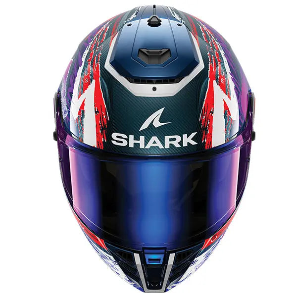 Shark Spartan RS Carbon Zarco Sign Black / White / Violet / Red FREE UK Delivery, FREE 365 Day Returns | Moto Central