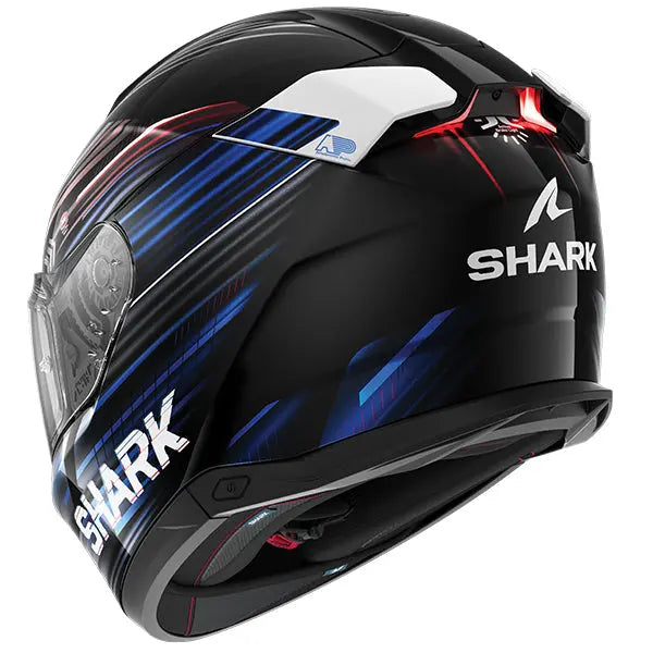 Shark Skwal i3 Light-Blur Black / Red / Blue FREE UK Delivery, FREE 365 Day Returns | Moto Central