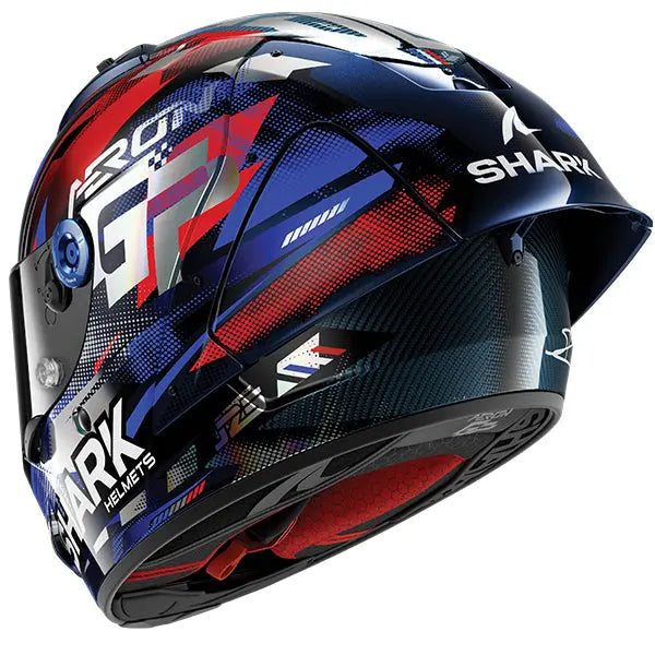 Shark Aeron-GP FIM Zarco Victory Blue / Red / Black FREE UK Delivery, FREE 365 Day Returns | Moto Central