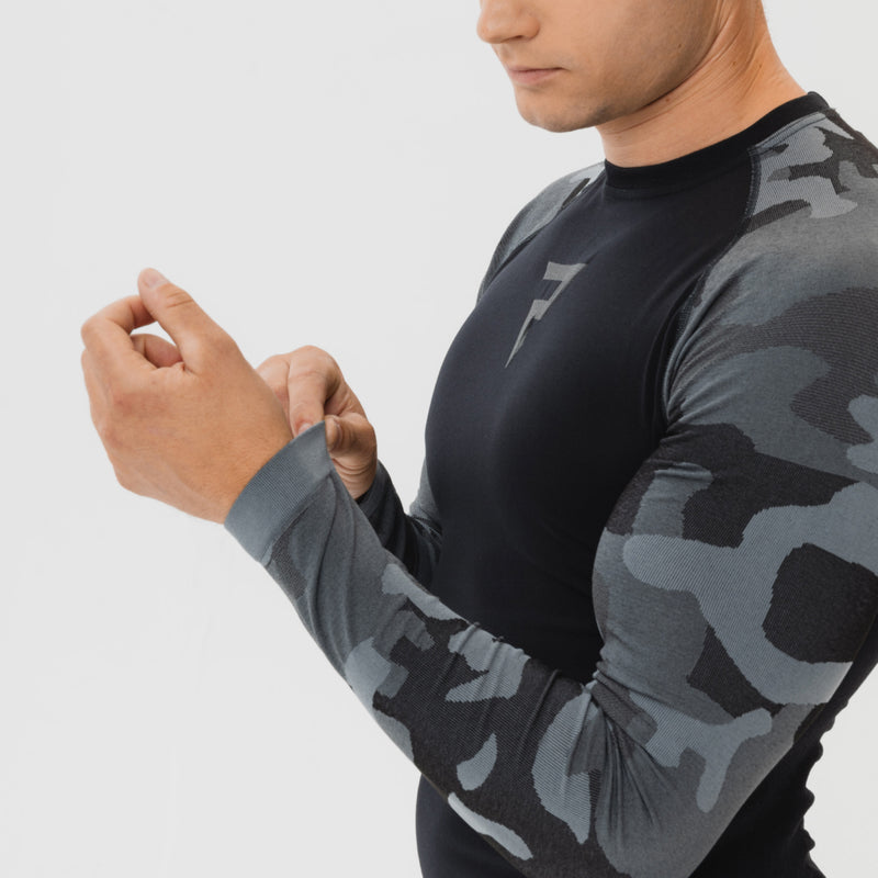 Rebelhorn Freeze 2 Thermoactive Long Sleeves T-Shirt Camo FREE UK Delivery, FREE 365 Day Returns | Moto Central