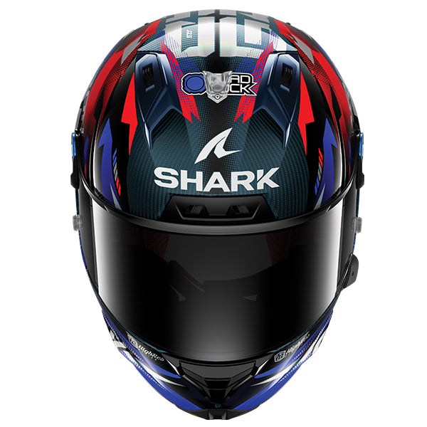Shark Aeron Zarco GP De France Blue / Red / Black FREE UK Delivery, FREE 365 Day Returns | Moto Central