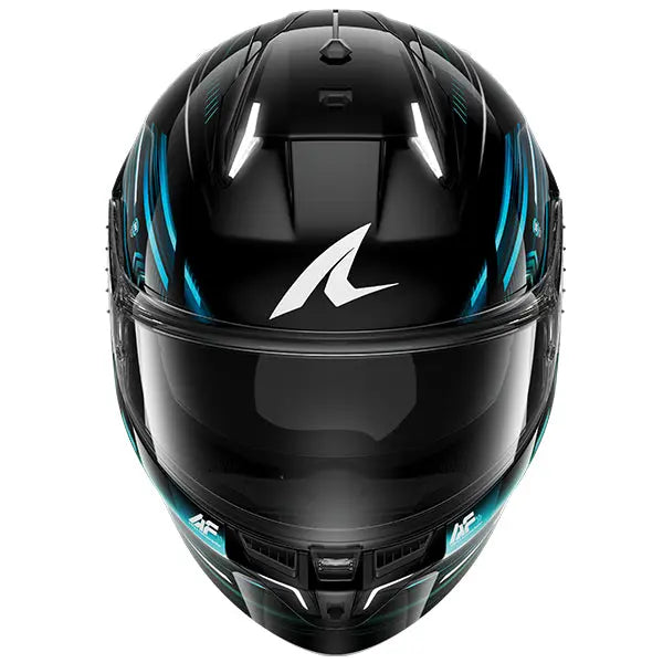 Shark Skwal i3 Light-Blur Black / Blue / Green FREE UK Delivery, FREE 365 Day Returns | Moto Central
