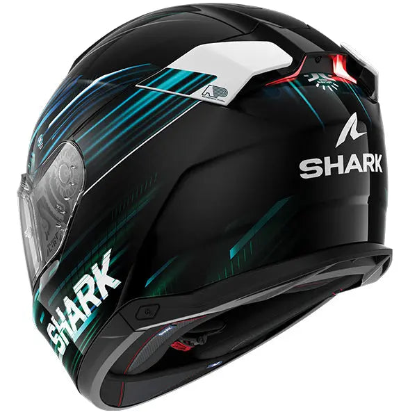 Shark Skwal i3 Light-Blur Black / Blue / Green FREE UK Delivery, FREE 365 Day Returns | Moto Central