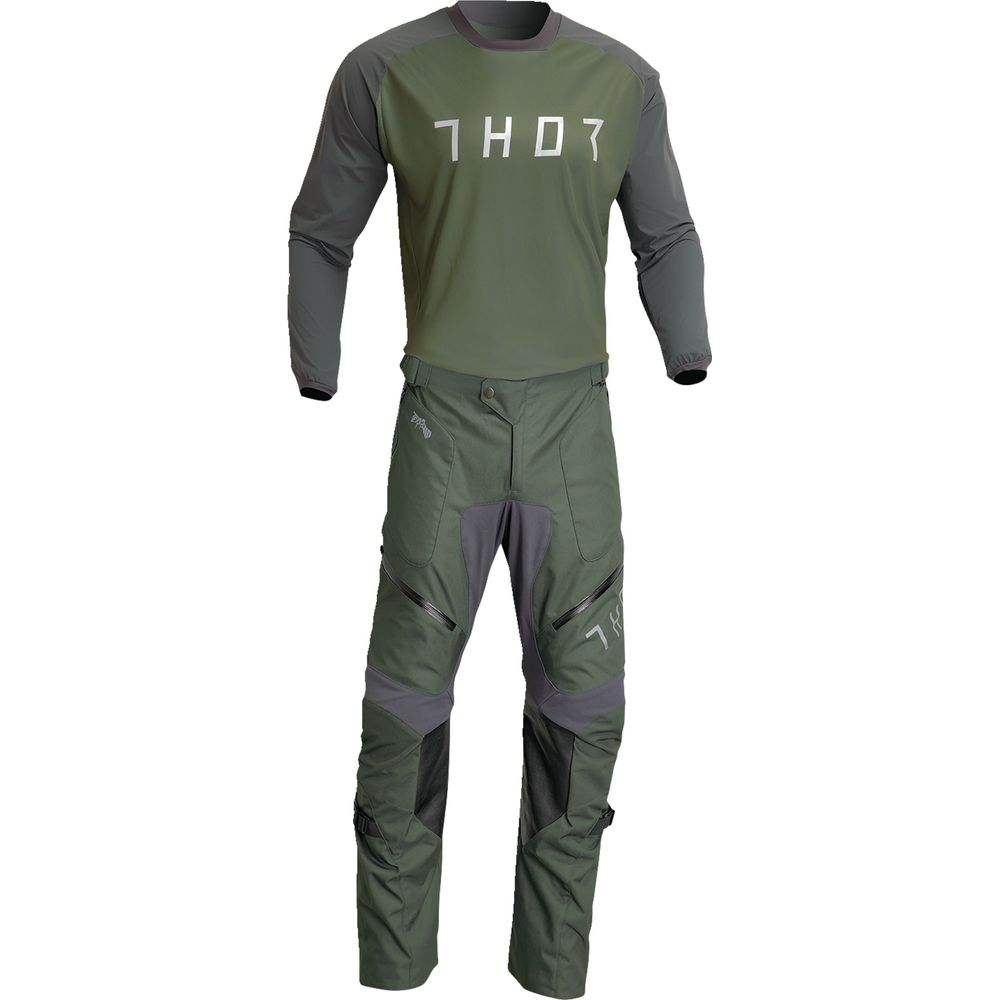 Thor Terrain Jersey Army Green / Charcoal