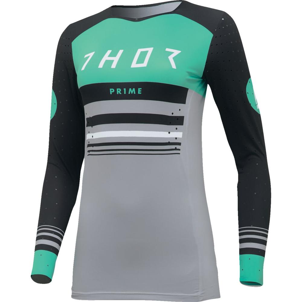 Thor Prime Blaze Ladies Jersey Black Mint FREE Delivery FREE Returns