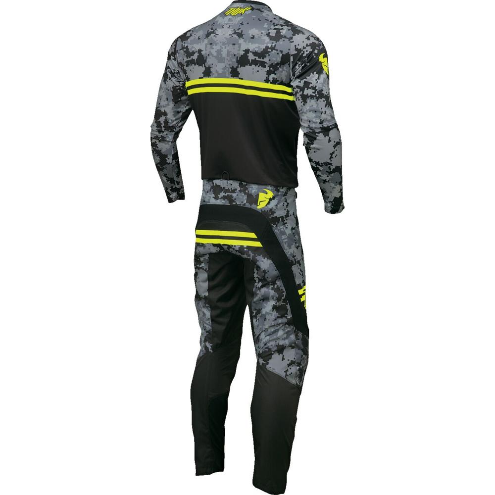 Thor Sector DIGI Youth Camo Jersey Black / Grey