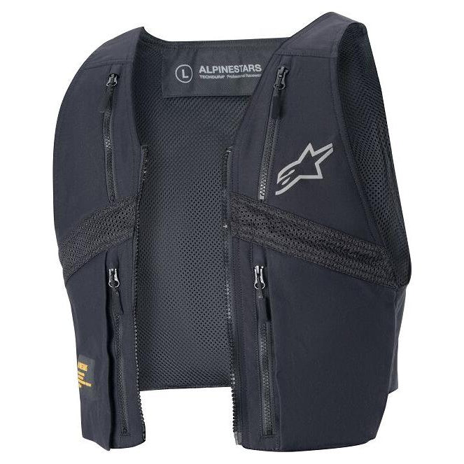 Alpinestars Techdura Jacket Black / Brown - inner vest front view