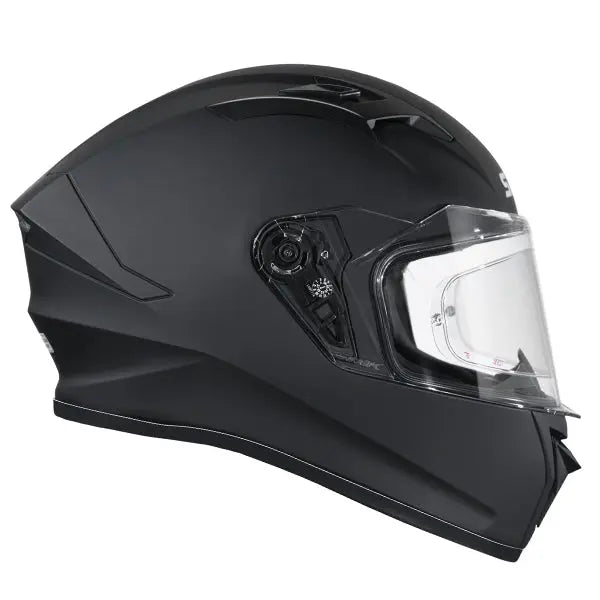 SMK Stellar Unicolour MA200 Matt Black FREE UK Delivery, FREE 365 Day Returns | Moto Central