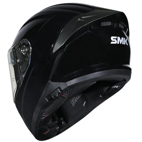 SMK Typhoon Unicolour GL200 Black FREE UK Delivery, FREE 365 Day Returns | Moto Central