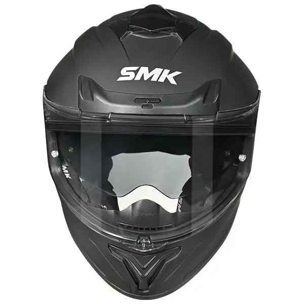 SMK Typhoon Unicolour MA200 Matt Black FREE UK Delivery, FREE 365 Day Returns | Moto Central