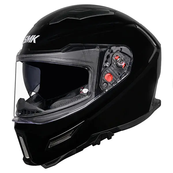 SMK Agnar Unicolour GL200 Black FREE UK Delivery, FREE 365 Day Returns | Moto Central