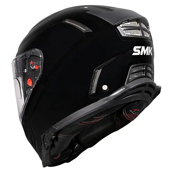 SMK Agnar Unicolour GL200 Black FREE UK Delivery, FREE 365 Day Returns | Moto Central