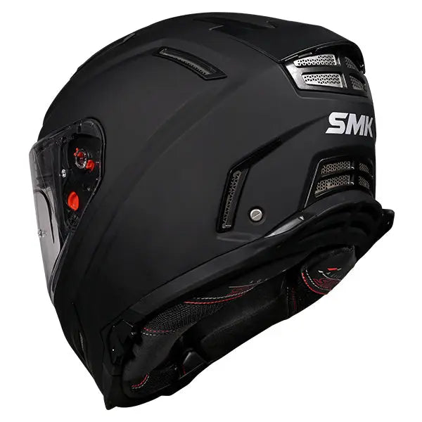 SMK Agnar Unicolour MA200 Matt Black FREE UK Delivery, FREE 365 Day Returns | Moto Central