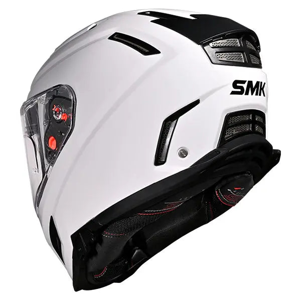 SMK Agnar Unicolour GL100 White FREE UK Delivery, FREE 365 Day Returns | Moto Central