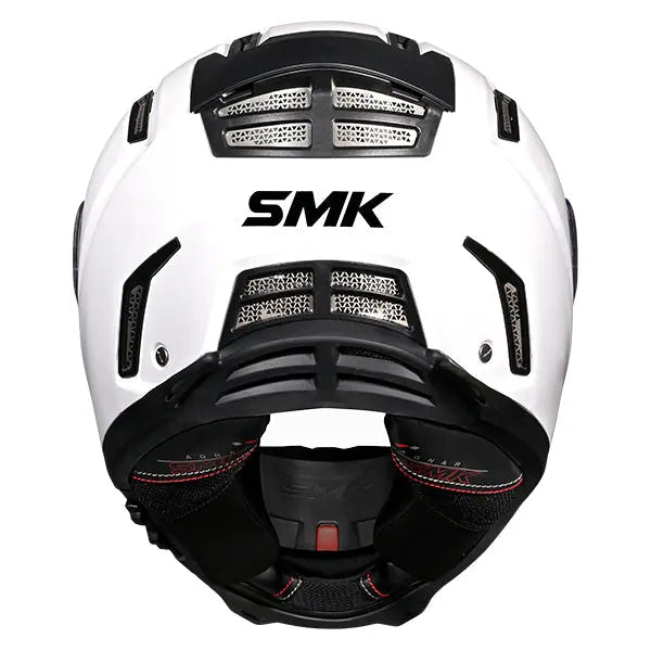 SMK Agnar Unicolour GL100 White FREE UK Delivery, FREE 365 Day Returns | Moto Central