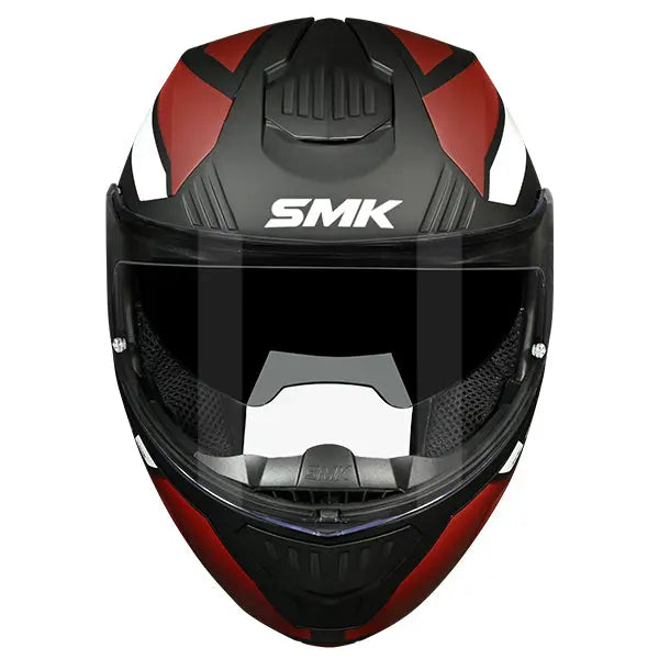 SMK Gullwing V2 Sonic MA231 Matt Black / Grey / Red FREE UK Delivery, FREE 365 Day Returns | Moto Central
