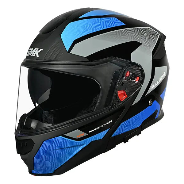 SMK Gullwing V2 Sonic GL256 Black / Blue / Grey FREE UK Delivery, FREE 365 Day Returns | Moto Central
