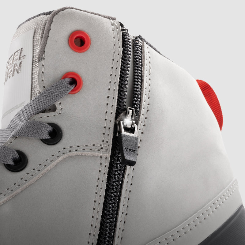 Rebelhorn Spike Boots Grey FREE UK Delivery, FREE 365 Day Returns | Moto Central