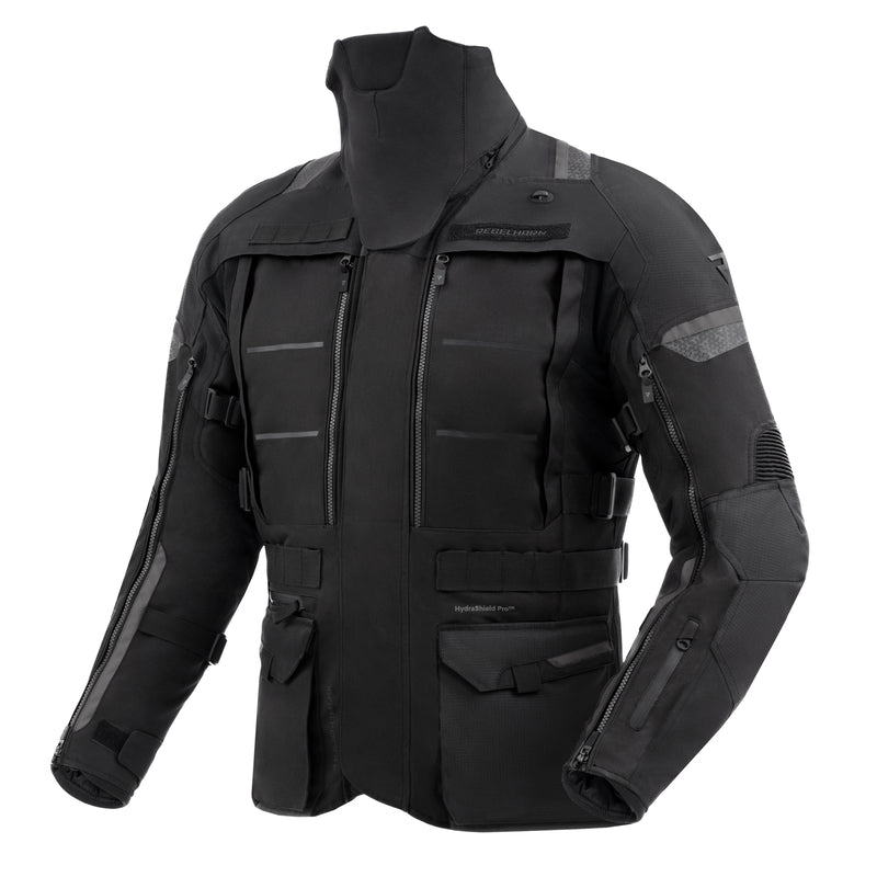 Rebelhorn Cubby 5 Textile Jacket Black FREE UK Delivery, FREE 365 Day Returns | Moto Central