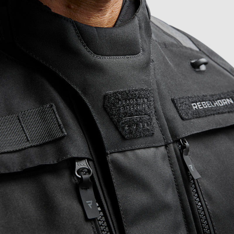 Rebelhorn Cubby 5 Textile Jacket Black FREE UK Delivery, FREE 365 Day Returns | Moto Central