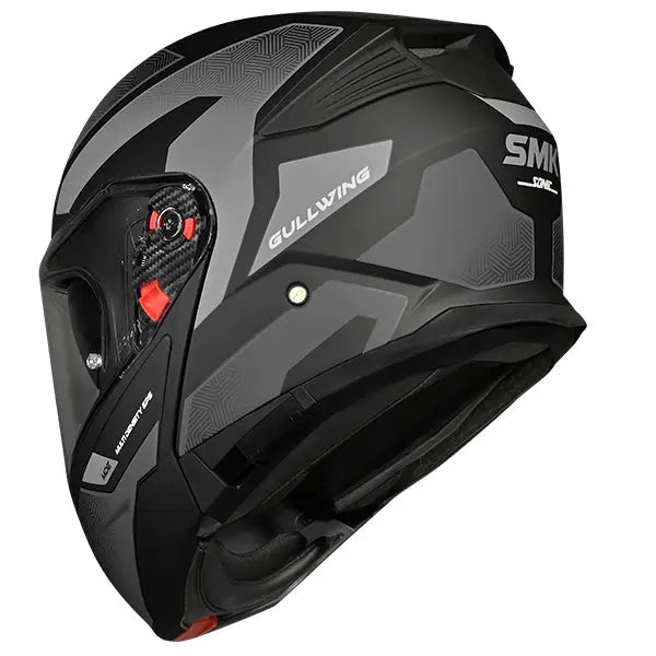 SMK Gullwing V2 Sonic MA266 Matt Black / Anthracite FREE UK Delivery, FREE 365 Day Returns | Moto Central