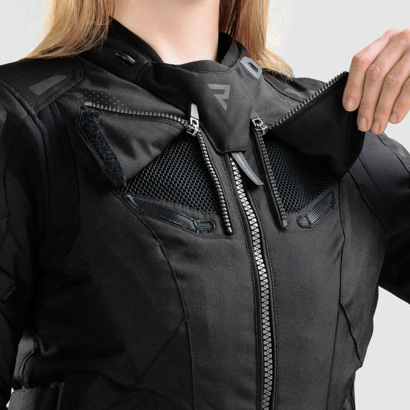 Rebelhorn Hiker 4 Ladies Textile Jacket Black FREE UK Delivery, FREE 365 Day Returns | Moto Central
