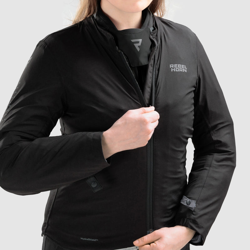 Rebelhorn Hiker 4 Ladies Textile Jacket Black FREE UK Delivery, FREE 365 Day Returns | Moto Central