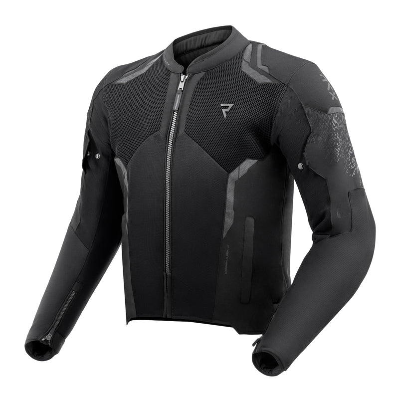 Rebelhorn Jax Textile Jacket Black FREE UK Delivery, FREE 365 Day Returns | Moto Central