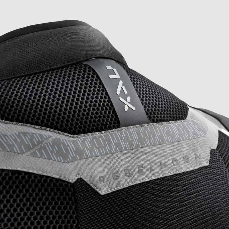 Rebelhorn Jax Textile Jacket Black / Grey FREE UK Delivery, FREE 365 Day Returns | Moto Central