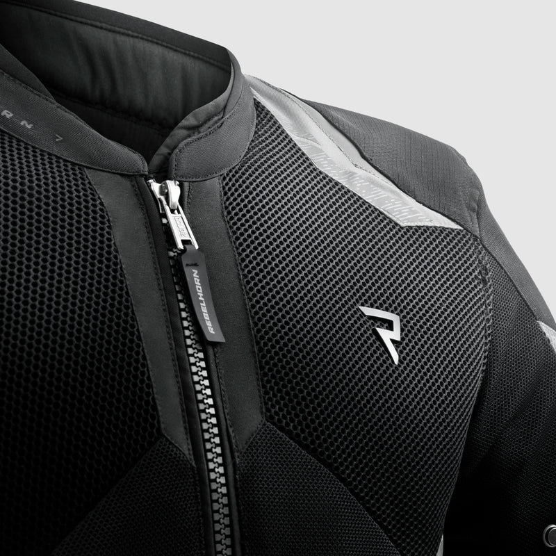 Rebelhorn Jax Textile Jacket Black / Grey FREE UK Delivery, FREE 365 Day Returns | Moto Central