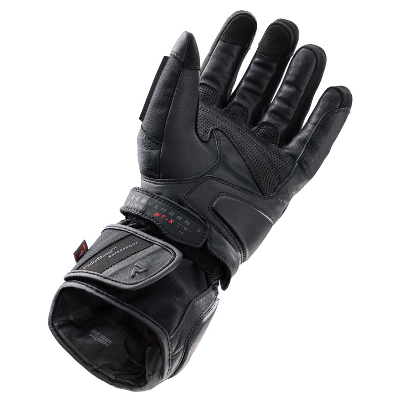 Rebelhorn Summit Gloves Black FREE UK Delivery, FREE 365 Day Returns | Moto Central