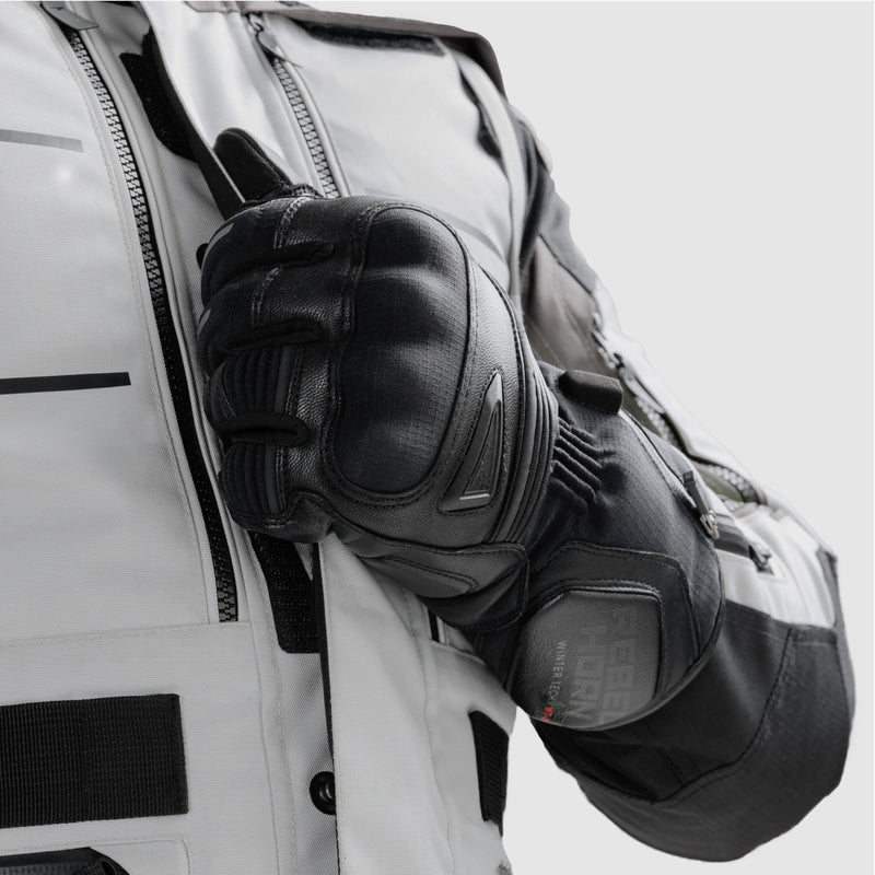 Rebelhorn Summit Gloves Black FREE UK Delivery, FREE 365 Day Returns | Moto Central