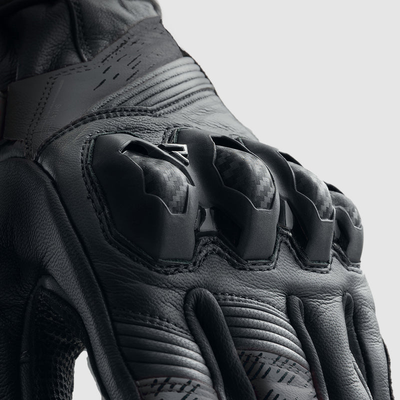 Rebelhorn Viper Gloves Black FREE UK Delivery, FREE 365 Day Returns | Moto Central