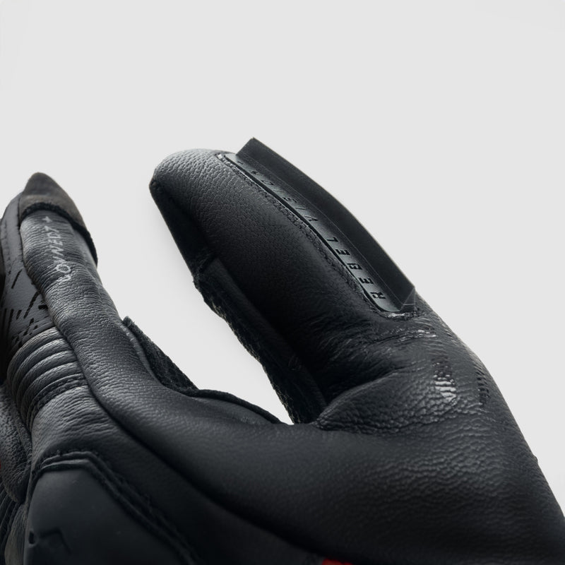 Rebelhorn Viper Gloves Black FREE UK Delivery, FREE 365 Day Returns | Moto Central