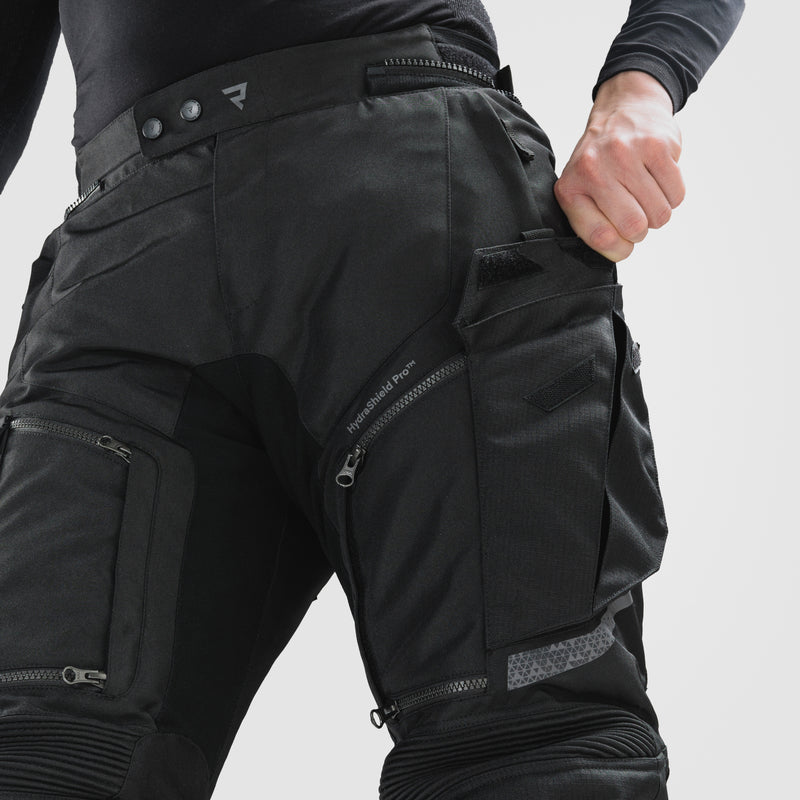 Rebelhorn Cubby 5 Textile Trouser Black FREE UK Delivery, FREE 365 Day Returns | Moto Central