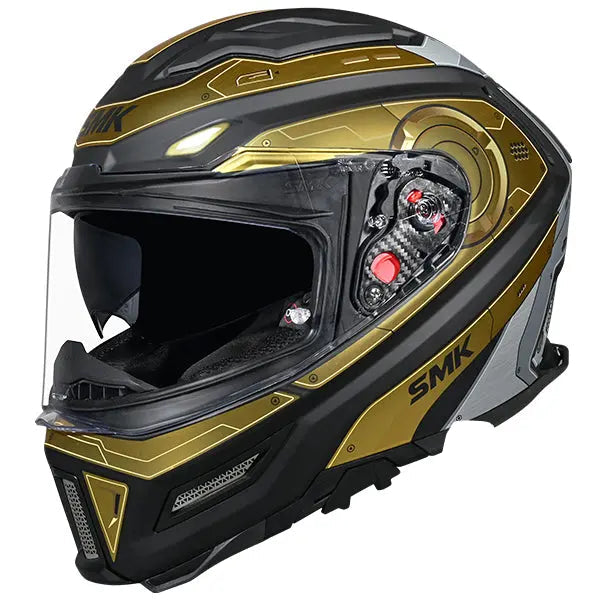 SMK Agnar Cyborg MA267 Black / Gold / Chrome - left-side product view