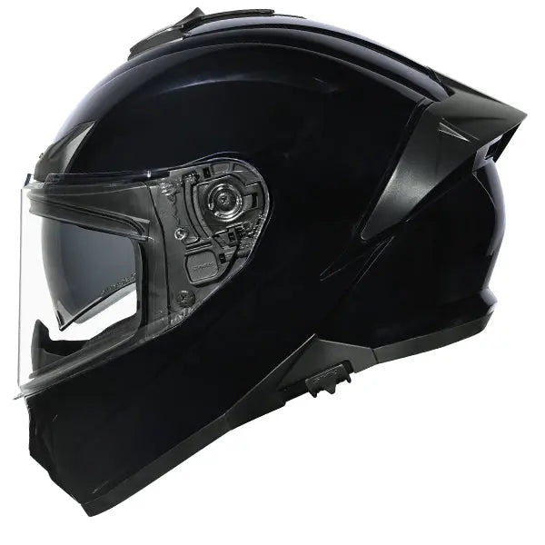 SMK Typhoon Unicolour GL200 Black FREE UK Delivery, FREE 365 Day Returns | Moto Central