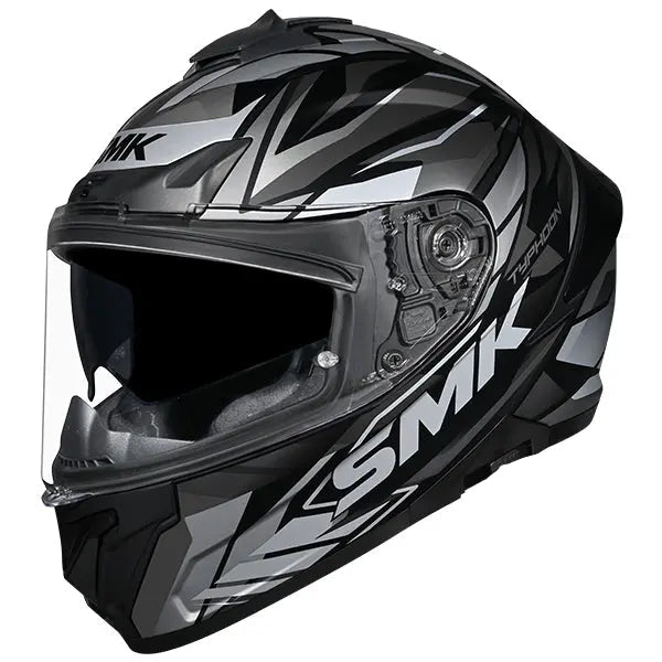 SMK Typhoon Rival MA266 Black / Grey / Anthracite FREE UK Delivery, FREE 365 Day Returns | Moto Central