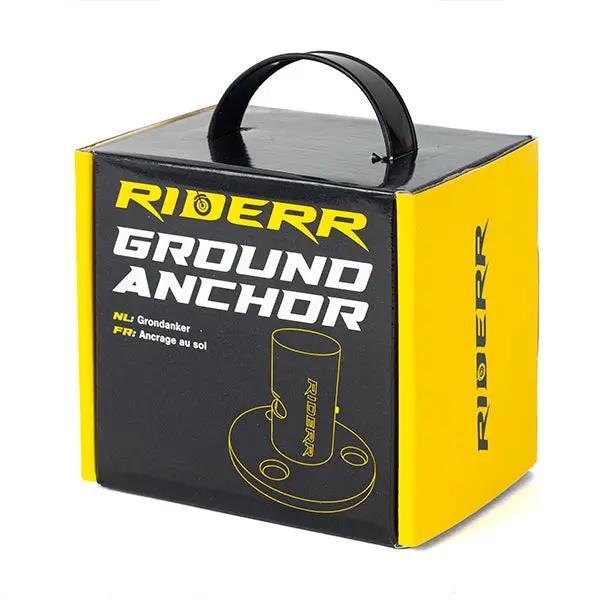 Riderr Ground Anchor Silver FREE UK Delivery, FREE 365 Day Returns | Moto Central